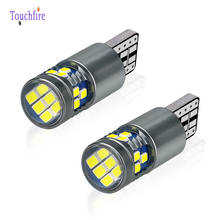 100PCS T10 W5W 194 Canbus Car Bulb 2016 18SMD Lens Reading Interior Door Map License Plate Side Auto Light Wholesale White Bule 2024 - buy cheap