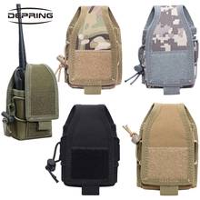 Outdoor Tactical Molle Radio Pouch Walkie Talkie Pouch Holster Holder with Hook&Loop Flap Closure Hunting Pack 2024 - buy cheap