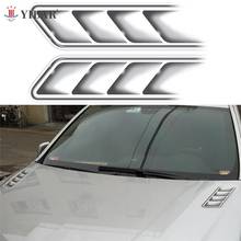 2PCS Car Waterproof Shark Gills Stickers Auto Sticker Car Vent Air Flow Fender Decor 2024 - buy cheap