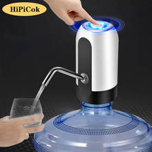 HiPiCok Water Bottle Pump 19 Liters USB Charging Automatic Electric Water Dispenser Pump Bottle Water Pump Auto Drink Dispenser 2024 - buy cheap