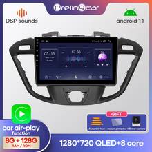 Prelingcar 4G LTE Android 10.0 car gps multimedia video player dashboard radio for Ford Tourneo 2017-2019 navigation stereo