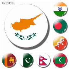 Republic Cyprus National Flag Fridge Stickers Magnet Bangladesh Bhutan India Maldives Nepal Pakistan Sri Lanka Magnets Decor 2024 - buy cheap