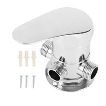 G1/2in 3 Way Tee T Shape Adapter Connector for Angle Valve Bathroom Shower Head Water Separator Diverter Switch Mixing Valve 2024 - buy cheap