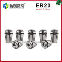 1pcs ER20 1-13MM 1/4 6.35 1/8 3.175 1/2 12.7 1 1.5 2 2.5 3 4 5 6 7 8Spring Collet Set For CNC Engraving Machine Lathe Mill Too 2024 - buy cheap