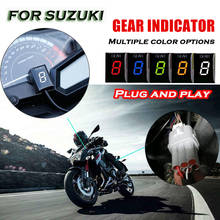 Дисплей для индикатора передачи мотоцикла SUZUKI GSF 650 1250 GSF650 Bandit DL 650 vоткрытый GSXR 600 GSX-R 750 GSX-R750 SV 1000 SV650 2024 - купить недорого