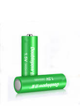 Bateria de lítio recarregável para microfone, 2 segundos, 1.5v, mwh, aa, bateria de lítio recarregável 2024 - compre barato