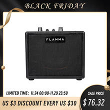 FLAMMA FA05 Electric Guitar Amplifier Amp Bluetooth Combo Amplifier Speaker Mini Portable with 7 Preamp Models 40 Drum Machine 2024 - buy cheap