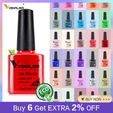 Venalisa 7.5ml Nail Gel Polish 60 Colors Glitter Color Top Sell For Nail Art Manicure Top Coat Soak Off Enamel UV Gel Varnish 2024 - купить недорого