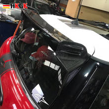 FOR MINI COOPER R50 JCW TYPE BLACK FIBER GLASS ROOF SPOILER TRIM BODY KIT TUNING PART FOR R50 FRP TOP WING LIP RACING 2024 - buy cheap