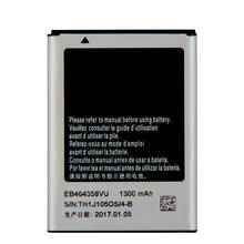 Replacement Battery EB464358VU For Samsung GT-S6358 S7500 S6102E S6802 S6352 S7508 S6010 S6818u S6358 S6500D S6812I 1300mAh 2024 - buy cheap