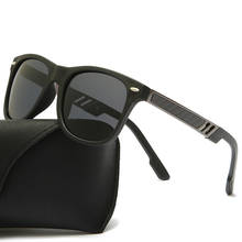 Gafas de sol polarizadas clásicas para hombre, diseño de marca clásicas de lentes de sol, con revestimiento cuadrado, UV400 2024 - compra barato
