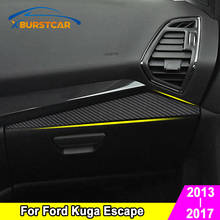 Xburstcar-guantera de almacenamiento Interior para Ford Kuga Escape 2013 - 2017 LHD, cubierta decorativa, embellecedora pegatina, accesorios 2024 - compra barato