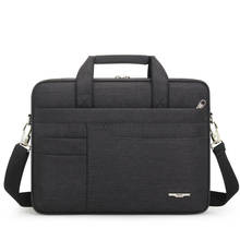 Bolsa 2020 executiva masculina e feminina, bolsa de ombro 15.4/15.6 para laptop, mensageiro, bolsa de mão para macbook hp dell aecr 2024 - compre barato