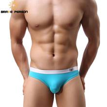 BRAVE PERSON Men's Underwear Nylon Sexy Briefs Bikini Fashion Panties Shorts Men Underpants Briefs for Man 8 Colors 2024 - buy cheap