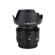 ES-62 II Camera Lens Hood for Canon lens EF 50mm F/1.8 II ES 62II FOR EOS 500d 550d 600d 650d 700d 100d 2024 - buy cheap