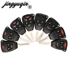 jingyuqin Remote Key Shell Case For Jeep Chrysler Liberty Pacifica Sebrring Aspen 300 Town PT Cruiser for Dodge Magnum Charger 2024 - buy cheap