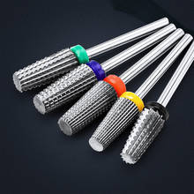 5 in 1 Tapered Safety Carbide Nail Drill Bits Milling Cutter With Cut Drills Carbide For Manicure Remove Gel Nails Accessories 2024 - buy cheap