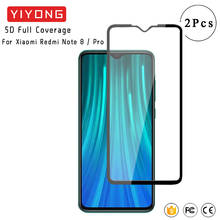 Yiyong 9d cola completa vidro capa para xiaomi redmi nota 8t 8 pro protetor de tela de vidro temperado para xiaomi nota 7 8t 8 2021 vidro 2024 - compre barato