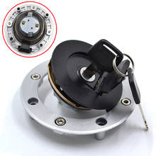 Tampa do tanque de combustível, capa com chave 4 buracos para suzuki xf650 freewind dr800 dr 800 gsxr1100 gsx1100 gsx750 2005-2011 gsxr gsx 1989 2024 - compre barato