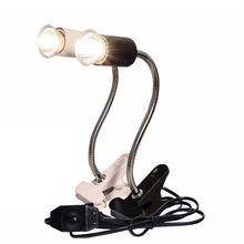 Reptile UVA UVB lamp with Clip-on Bulb Lamp Holder Kit Turtle Basking UV Heating Lamp Bulb Set Tortoises Lizards Light Lighting 2024 - buy cheap