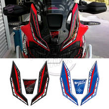 Motorcycle Front Fairing Protection Decals 3D Resin Case for Honda Africa Twin 2016-2019 2024 - buy cheap