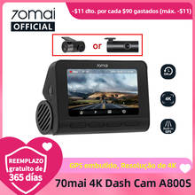 70mai 4K Dash Cam A800S Built-in GPS ADAS 140FOV 70mai Camera Car DVR A800S 24H Parking Monitor Support Rear or Interior Cam 2024 - buy cheap