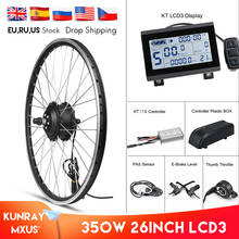 E Bike Kit Rear Wheel Motor Front 36V 48V 350W Electric Bike Conversion Kit Hub Brushless Controller With Display KT LCD3 2024 - buy cheap