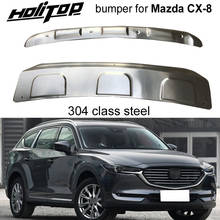 skid plate bumper guard bumper protection bull bar for Mazda CX-8, 2pcs/set,304 class steel,guarantee quality,never rust forever 2024 - buy cheap