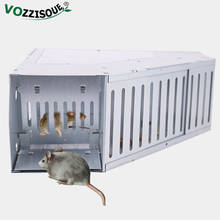 Large Automatic Double Door Catch Mouse Trap High Effect Snap Catcher Metal Mice Mousetrap Hunt Rat Killer Rodent Cage Household 2024 - buy cheap