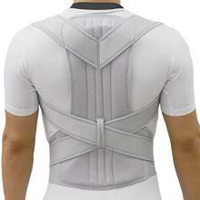 Silver Posture Corrector Scoliosis Back Brace Spine Corset Belt Shoulder Therapy Support Poor Posture Correction Belt Men Women 2024 - buy cheap