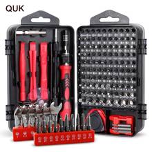 QUK 138 In 1 Precision Screwdriver Set Magnetic Screw Driver Torx Bits Wrench Electrical Screwdrivers Nut Repair Hand Tools Kit 2024 - купить недорого