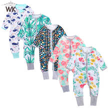 Newborn Boy Clothes for babies Toddlers Long Sleeve Floral Print Baby Girl Children's Overalls Pyjamas Kids Clothing Girl Fall 2024 - buy cheap