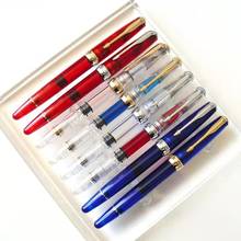 St Penpps 618 Transparent Piston Fountain Pen Clear Ink Pen Smooth EF/Fine Nib Writing Office School Supplies Business Gift 2024 - buy cheap