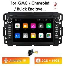 Quad Core Android10 7inch 2din Car Autoradio GPS Navigation For GMC SAVANA ACADIA Yukon Sierra Chevrolet  USB RDS Multimedia CAM 2024 - buy cheap