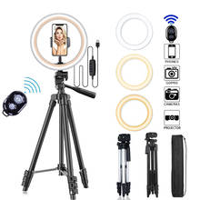 26cm Photo Ringlight Led Selfie Ring Light Phone Remote Control Lamp Photography Lighting With Tripod Stand Holder Youtube Video 2024 - buy cheap