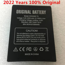 Doogee t3 bateria de grande capacidade 3200mah, 100% original novo acessório de substituição para doogee t3 telefone celular 2024 - compre barato
