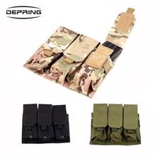 Tactical Molle Handgun Magazine Pouch Pistol Mag Holder Bags Triple Magazine Pouch for Hunting Accessories 2024 - buy cheap