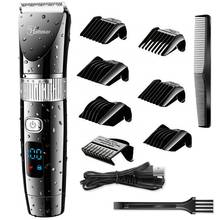 cordless professional hair clipper electric hair trimmer beard trimer for men electric hair cutting one battery haircut machine 2024 - buy cheap