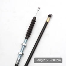 Motorcycle Clutch Cable Length From 70cm to 300cm  for 50cc 70cc 90cc 110cc 125cc 150cc 200cc 250cc Dirt Pit Bike ATV 2024 - buy cheap