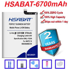 Original HSABAT 6700mAh HB436486ECW Battery for HUAWEI MATE 10/Mate 10 Pro/P20 Pro AL00 L09 L29 TL00/Mate 20/Mate 20 pro 2024 - buy cheap