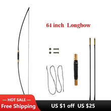 30~70lbs Archery English Longbow Classic Traditional Bow Take-down Bow for Hunting Shooting Gaming Practice 2024 - buy cheap