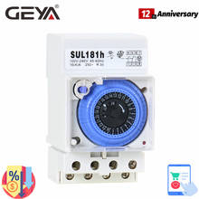 GEYA SUL181h Mechanical Timer Switch Analog 100V-240V 24 Hours Programmable Timer with 30min Setting 2024 - buy cheap
