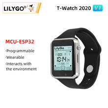 LILYGO®Ttgo T-Watch-2020 esp32 chip principal 1.54 Polegada toque de exibição programável wearable interação ambiental 2024 - compre barato
