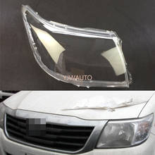 Capa do farol para toyota hilux 2009 2012 farol da lente substituição do carro escudo automático 2024 - compre barato