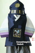 Hanbok tradicional coreano para fiesta de cumpleaños de bebé, niño nacional coreano, Dolbok 2024 - compra barato