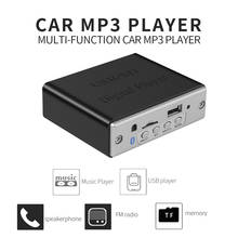 Автомобильный USB MP3-плеер, 12 В, Bluetooth 5,0, MP3 WMA декодер, плата с поддержкой WMA WAV, слот для TF-карты/USB/FM-модуль с дистанционным управлением 2024 - купить недорого