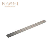 NAOMI 30cm Stainless Steel Metal Straight Ruler Steel Stainless Pocket Pouch Metric Metal Ruler Measurement Double Sided 2024 - buy cheap