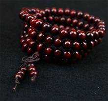 1Pcs Natural Sandalwood Buddhist Buddha Meditation Wood Prayer Bead Mala Bracelet Bangles Women Men Jewelry 108 Beads Bijoux 2024 - buy cheap