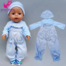 17" Baby Doll Pajamas for 43cm Doll Clothes Children Girl Toys Doll Outfit 2024 - buy cheap