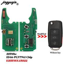 Jingyuqin 3 + 1 кнопки дистанционного автомобильного ключа печатная плата 315 МГц PCF7946 Fob для VW HTAG2 OLKSWAGEN Touareg Phaeton 2002-2010 2024 - купить недорого